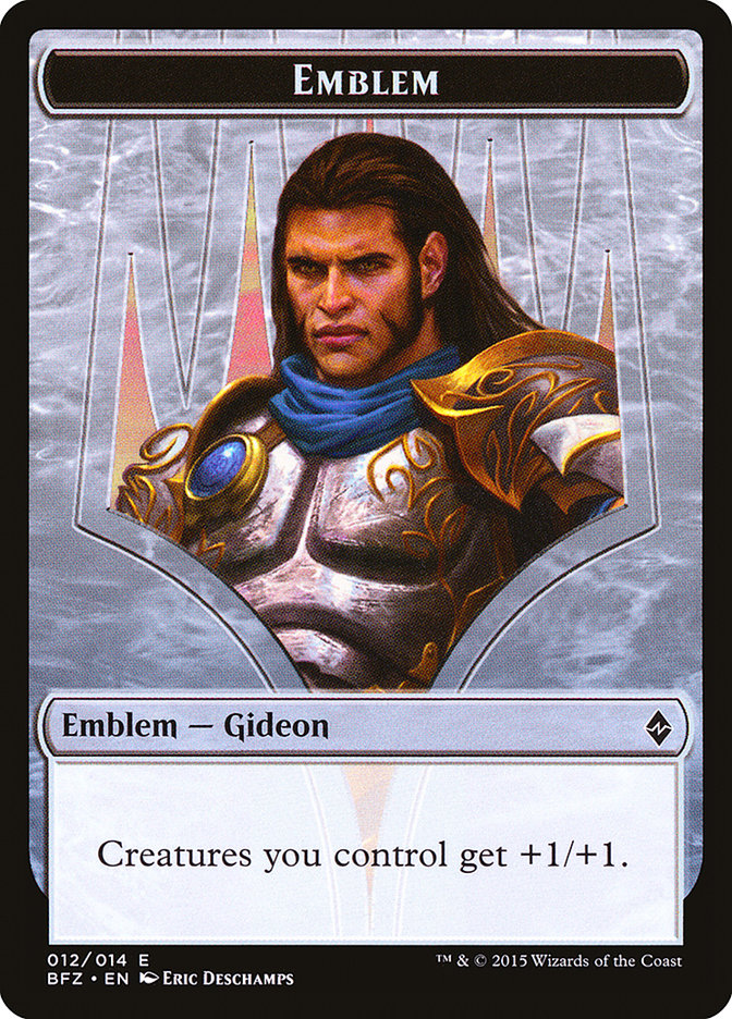 Gideon, Ally of Zendikar Emblem [Battle for Zendikar Tokens] | Deep Dive Games St. Marys