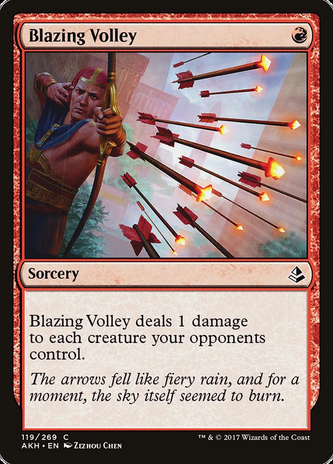 Blazing Volley [Amonkhet] | Deep Dive Games St. Marys