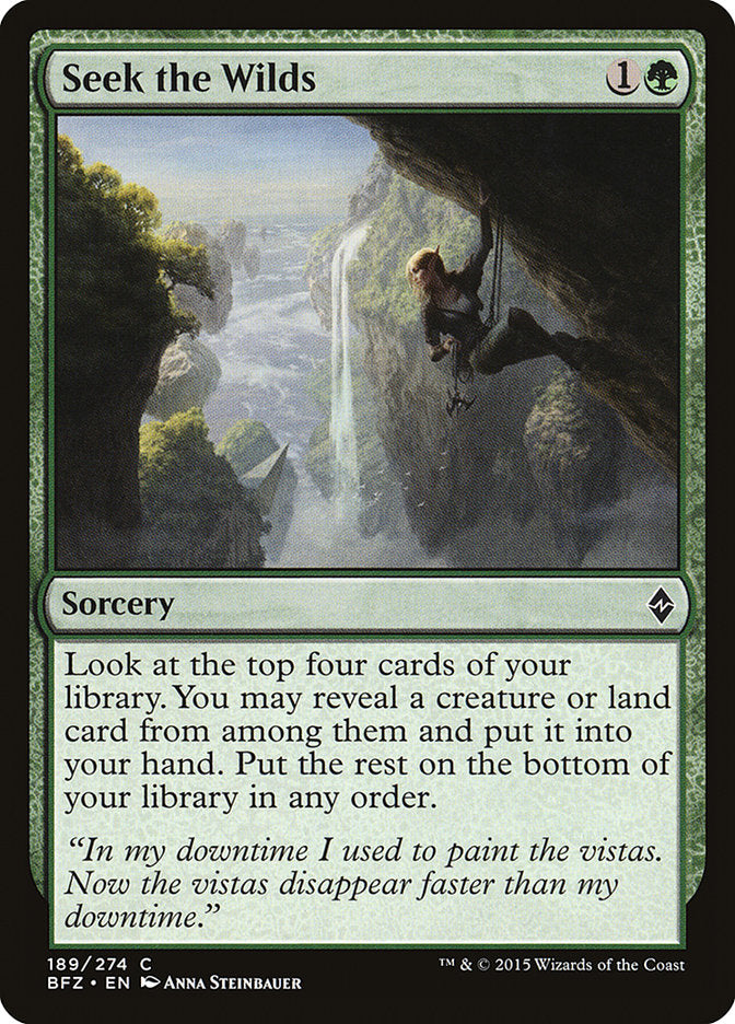 Seek the Wilds [Battle for Zendikar] | Deep Dive Games St. Marys