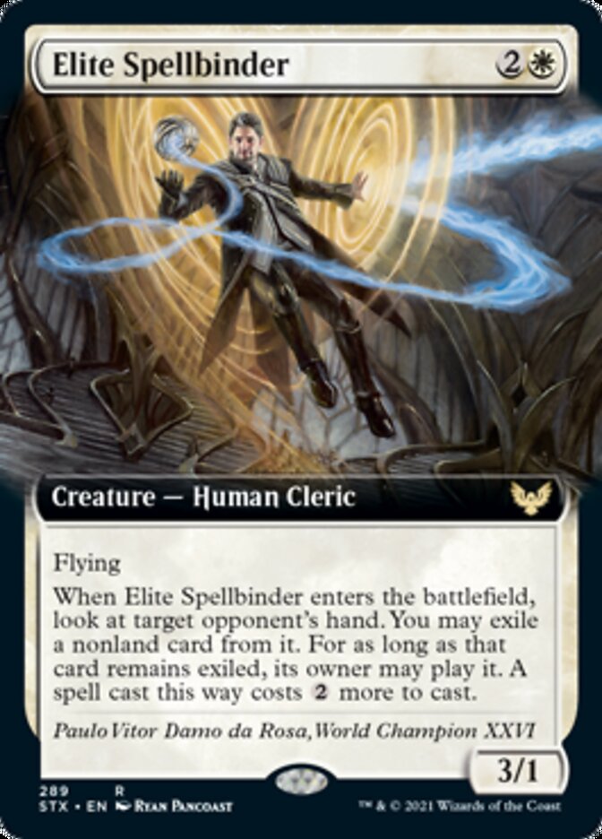 Elite Spellbinder (Extended Art) [Strixhaven: School of Mages] | Deep Dive Games St. Marys