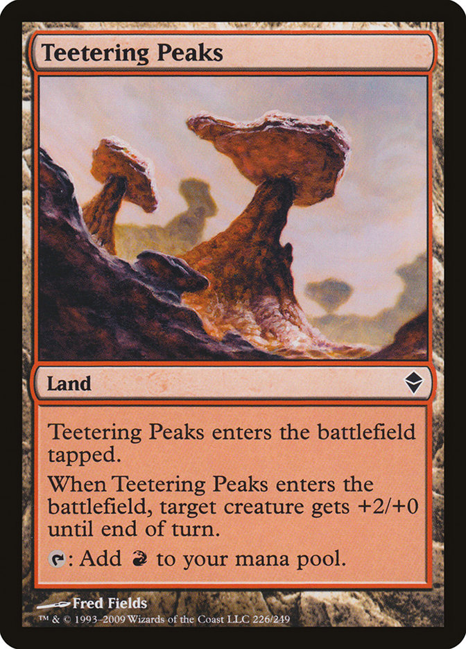 Teetering Peaks [Zendikar] | Deep Dive Games St. Marys