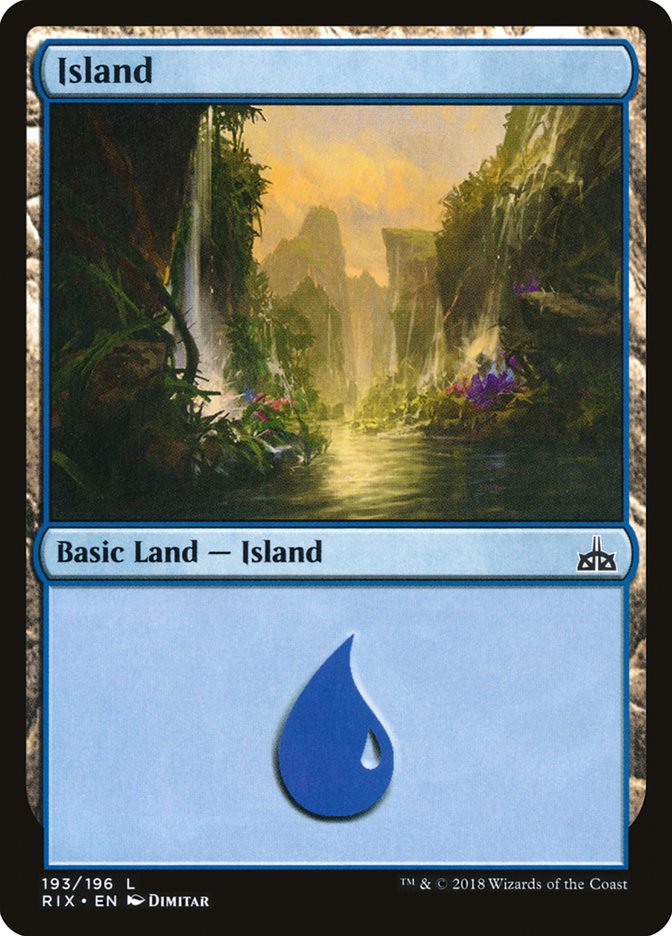 Island (193) [Rivals of Ixalan] | Deep Dive Games St. Marys