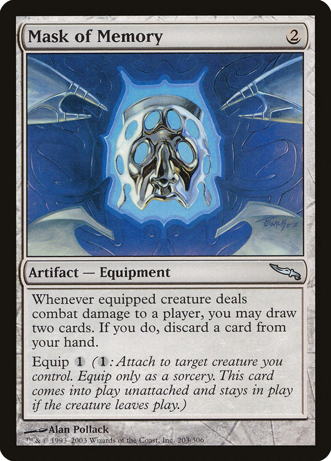 Mask of Memory [Mirrodin] | Deep Dive Games St. Marys