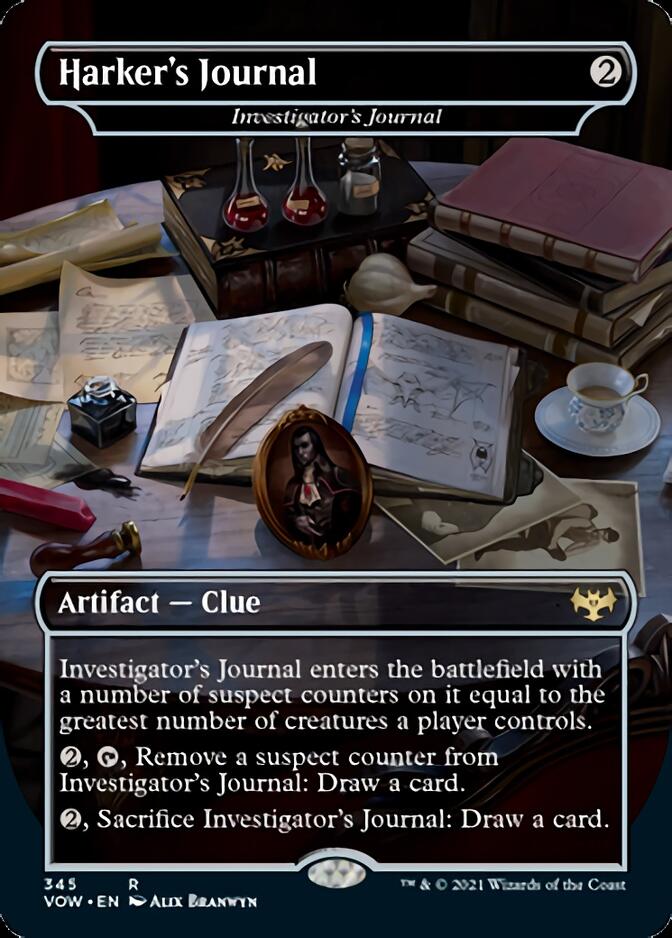 Investigator's Journal - Harker's Journal [Innistrad: Crimson Vow] | Deep Dive Games St. Marys