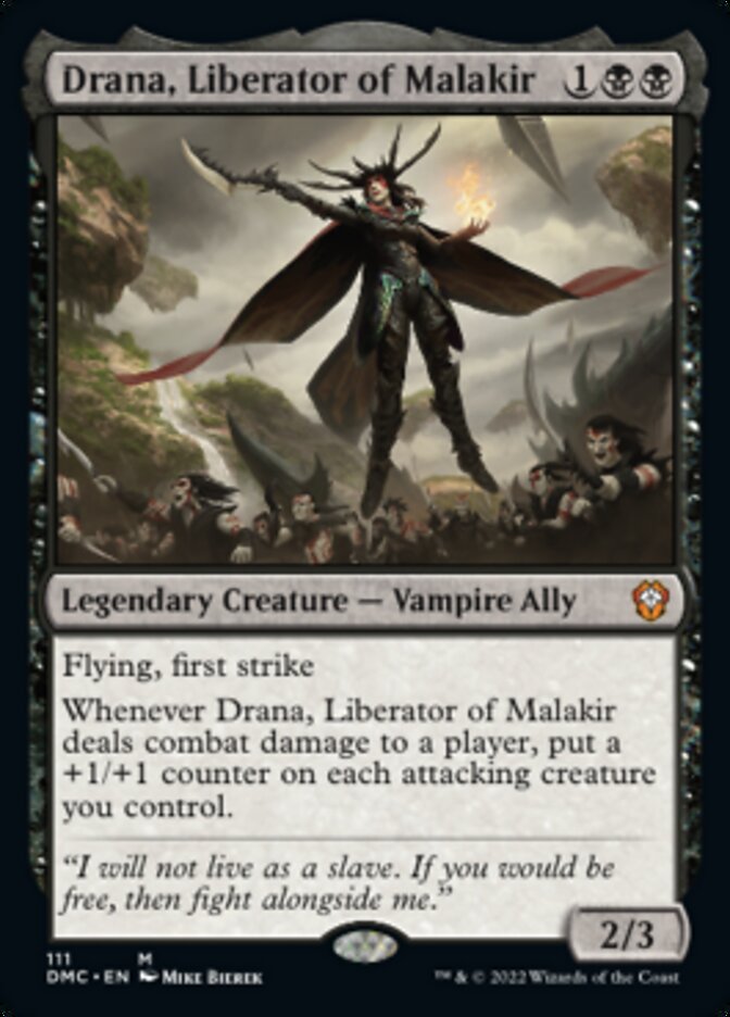 Drana, Liberator of Malakir [Dominaria United Commander] | Deep Dive Games St. Marys