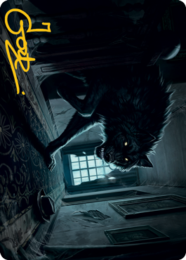 Primal Adversary Art Card (Gold-Stamped Signature) [Innistrad: Midnight Hunt Art Series] | Deep Dive Games St. Marys