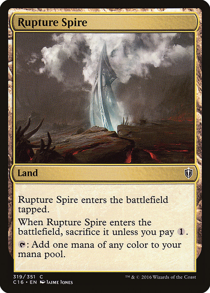 Rupture Spire [Commander 2016] | Deep Dive Games St. Marys