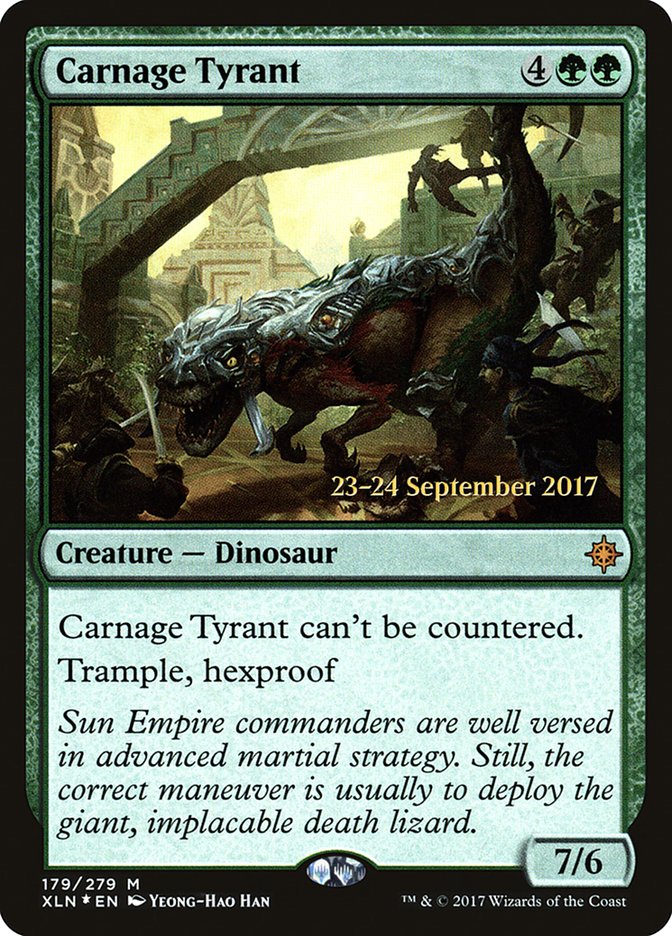 Carnage Tyrant [Ixalan Prerelease Promos] | Deep Dive Games St. Marys