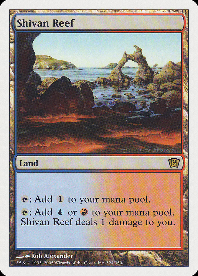 Shivan Reef [Ninth Edition] | Deep Dive Games St. Marys