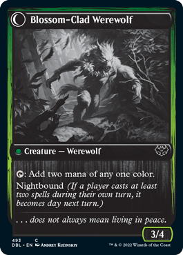 Weaver of Blossoms // Blossom-Clad Werewolf [Innistrad: Double Feature] | Deep Dive Games St. Marys