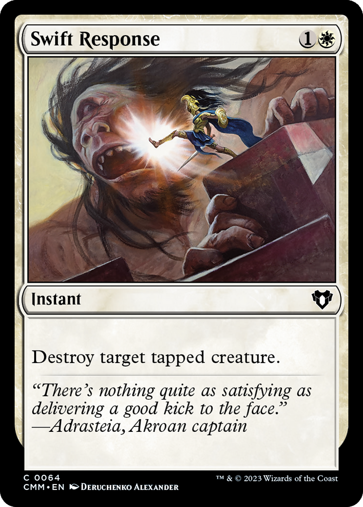 Swift Response [Commander Masters] | Deep Dive Games St. Marys