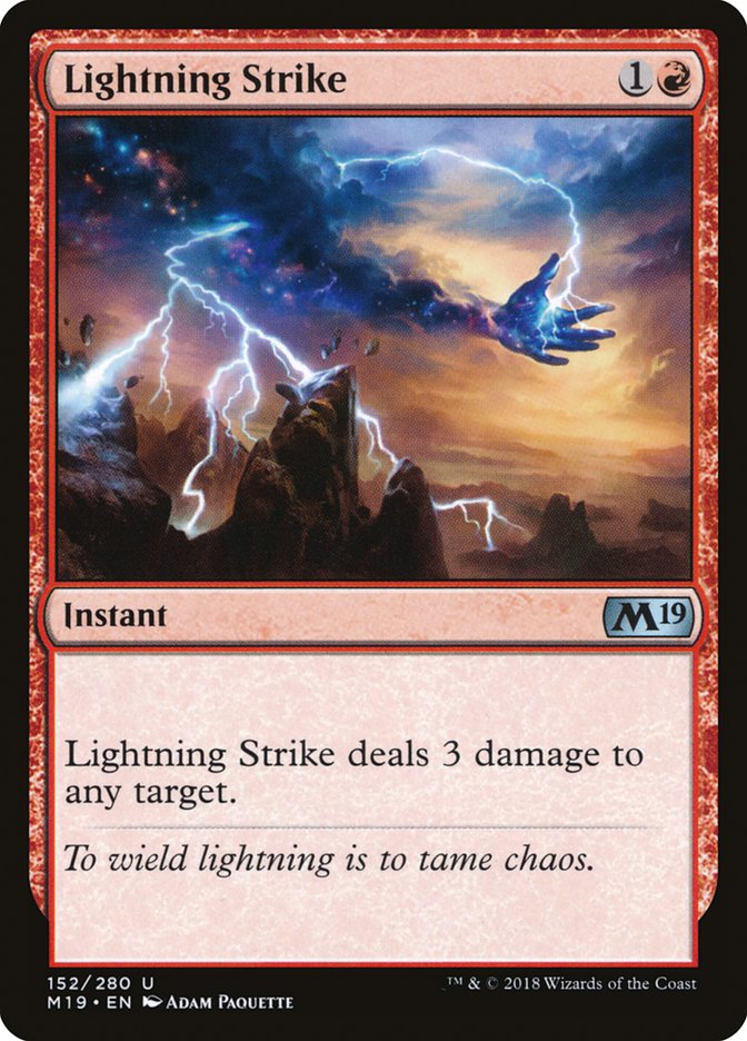 Lightning Strike [Core Set 2019] | Deep Dive Games St. Marys