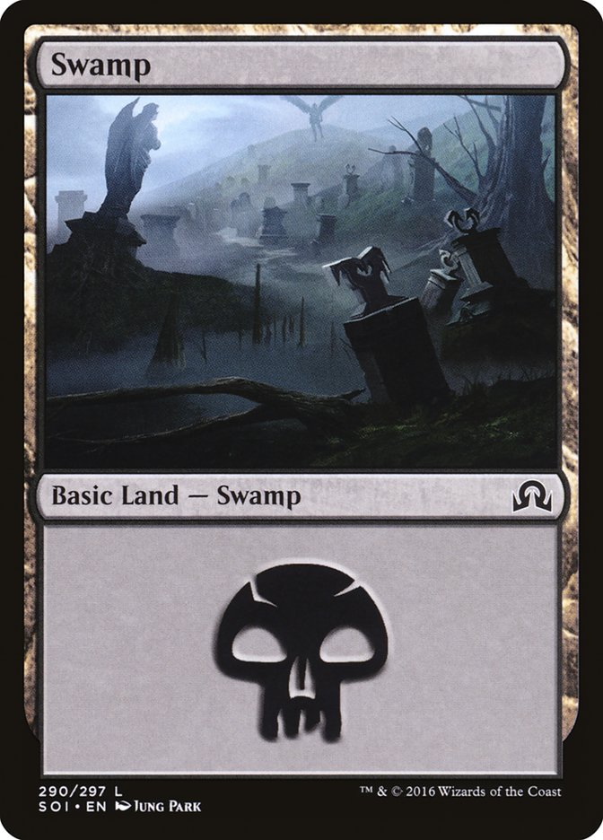 Swamp (290) [Shadows over Innistrad] | Deep Dive Games St. Marys