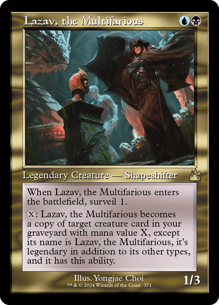 Lazav, the Multifarious (Retro Frame) [Ravnica Remastered] | Deep Dive Games St. Marys