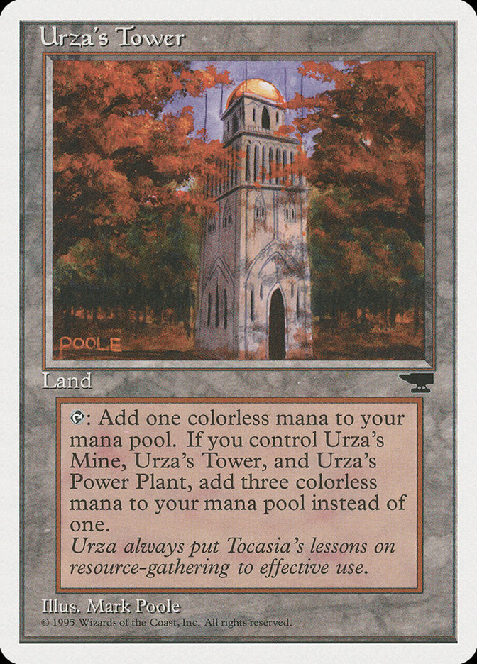 Urza's Tower (Autumn Leaves) [Chronicles] | Deep Dive Games St. Marys