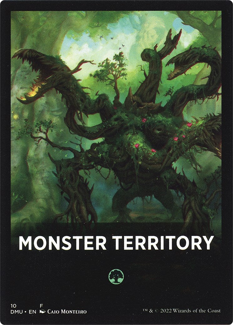 Monster Territory Theme Card [Dominaria United Tokens] | Deep Dive Games St. Marys