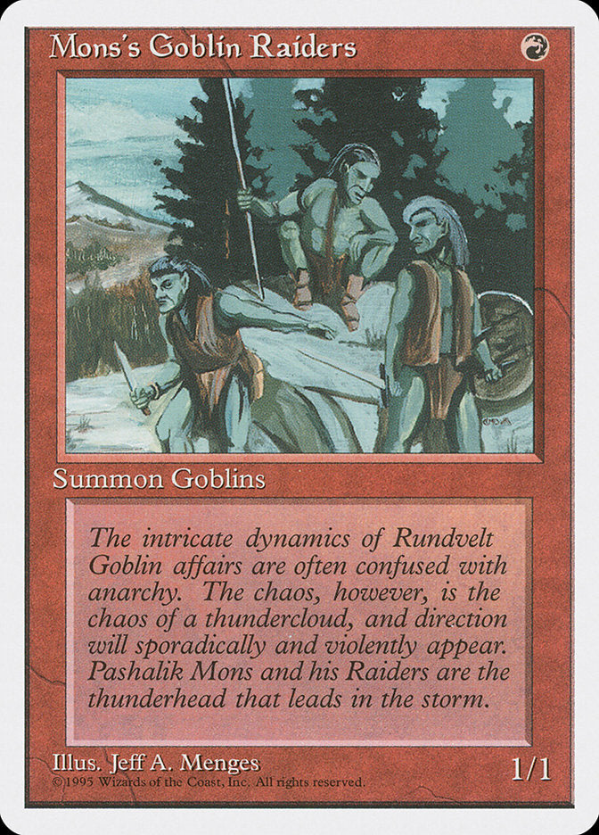 Mons's Goblin Raiders [Fourth Edition] | Deep Dive Games St. Marys
