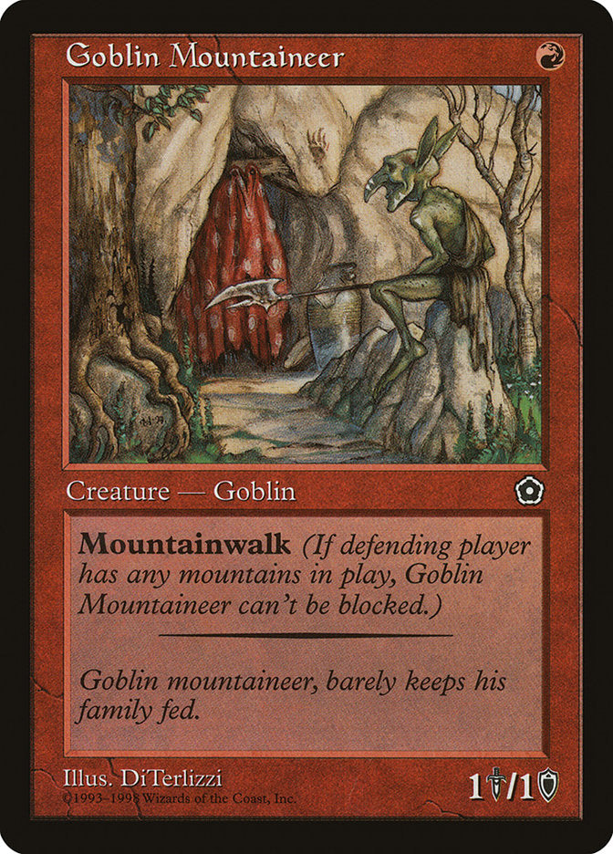 Goblin Mountaineer [Portal Second Age] | Deep Dive Games St. Marys