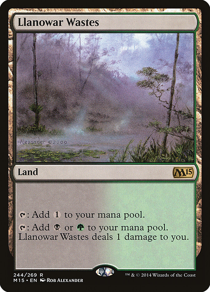 Llanowar Wastes [Magic 2015] | Deep Dive Games St. Marys