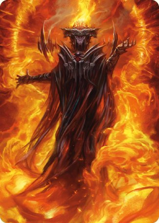 Sauron, the Dark Lord Art Card [The Lord of the Rings: Tales of Middle-earth Art Series] | Deep Dive Games St. Marys