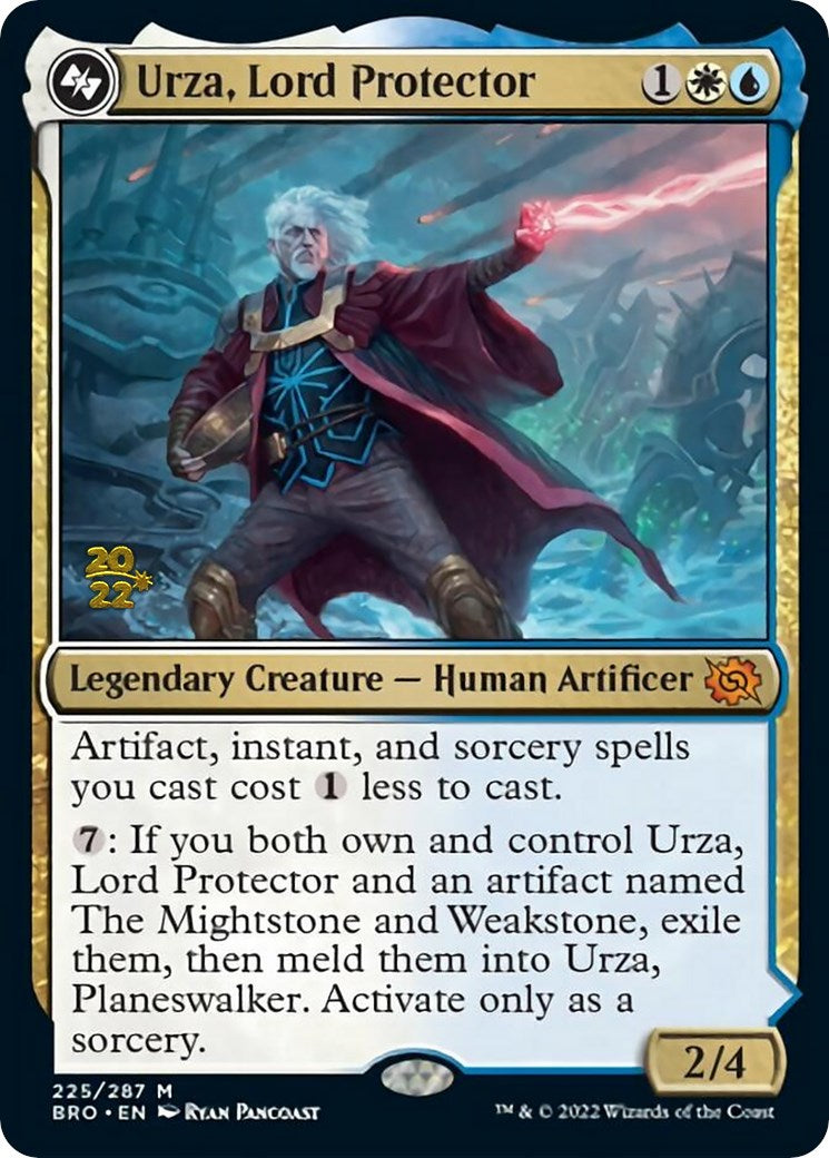 Urza, Lord Protector [The Brothers' War Prerelease Promos] | Deep Dive Games St. Marys