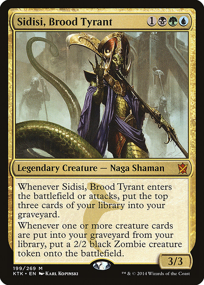 Sidisi, Brood Tyrant [Khans of Tarkir] | Deep Dive Games St. Marys