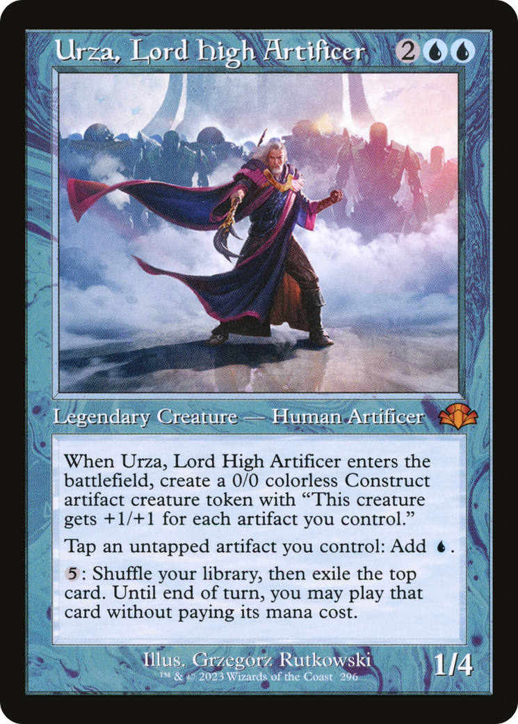 Urza, Lord High Artificer (Retro) [Dominaria Remastered] | Deep Dive Games St. Marys