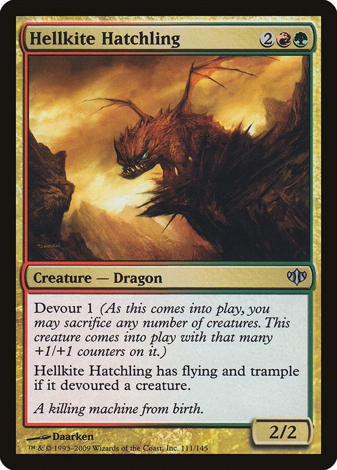 Hellkite Hatchling [Conflux] | Deep Dive Games St. Marys