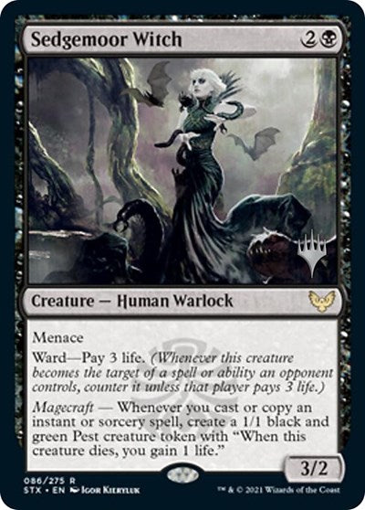 Sedgemoor Witch (Promo Pack) [Strixhaven: School of Mages Promos] | Deep Dive Games St. Marys