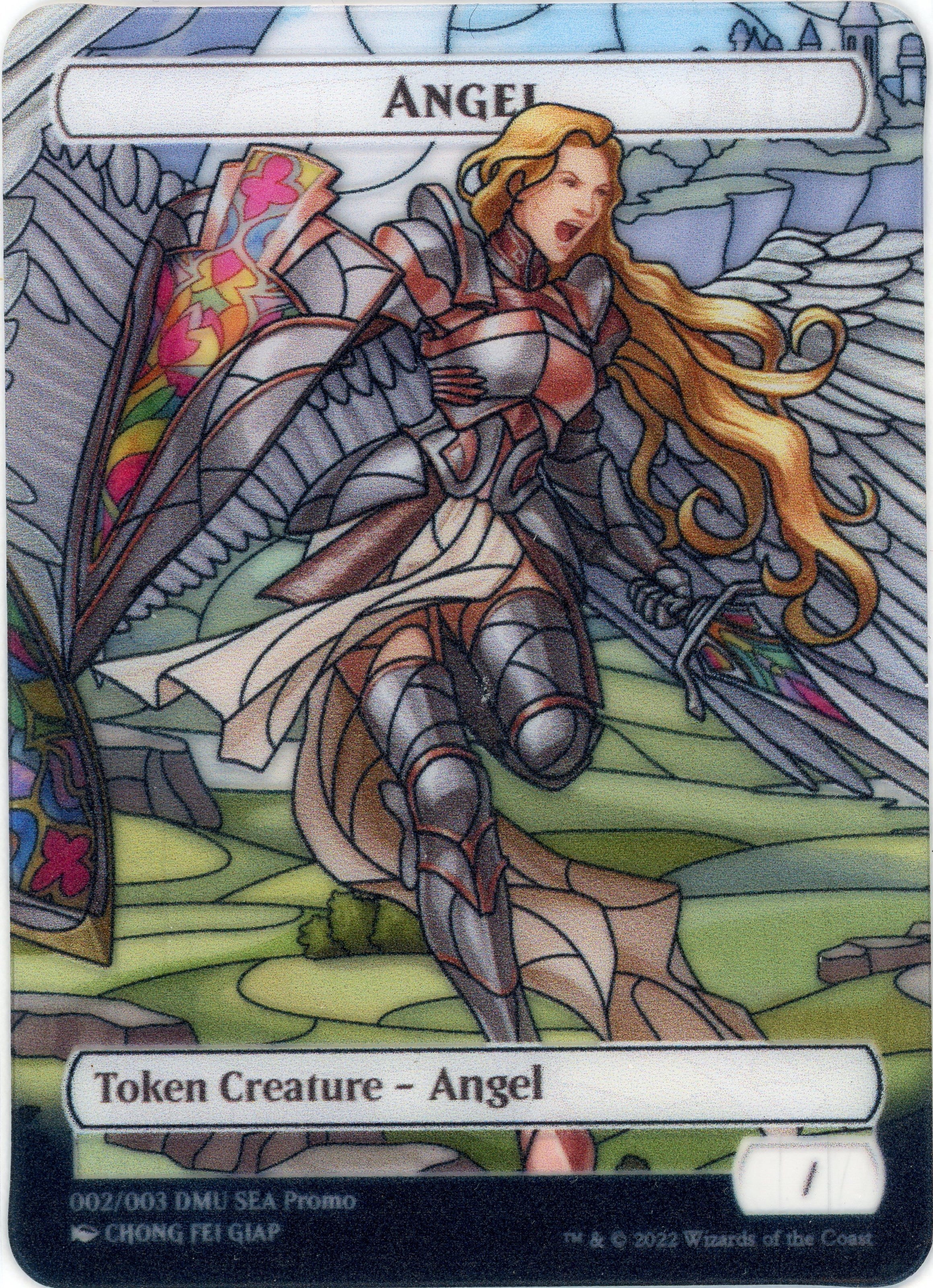 Angel Token (SEA Exclusive) [Dominaria United Tokens] | Deep Dive Games St. Marys