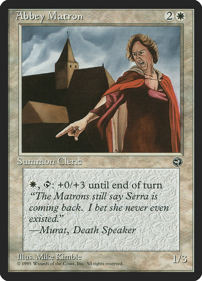 Abbey Matron (Murat Flavor Text) [Homelands] | Deep Dive Games St. Marys