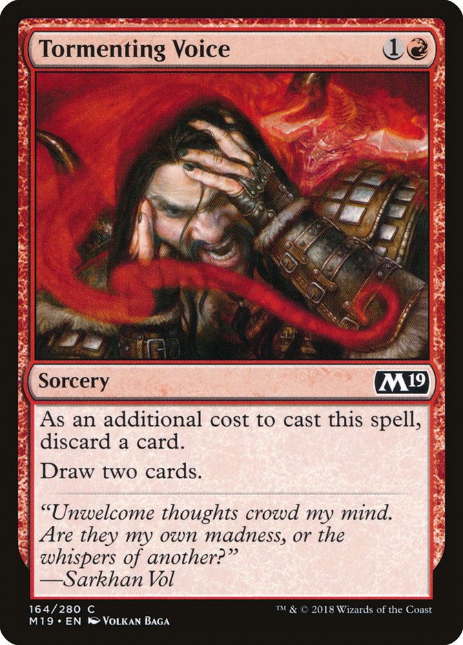 Tormenting Voice [Core Set 2019] | Deep Dive Games St. Marys