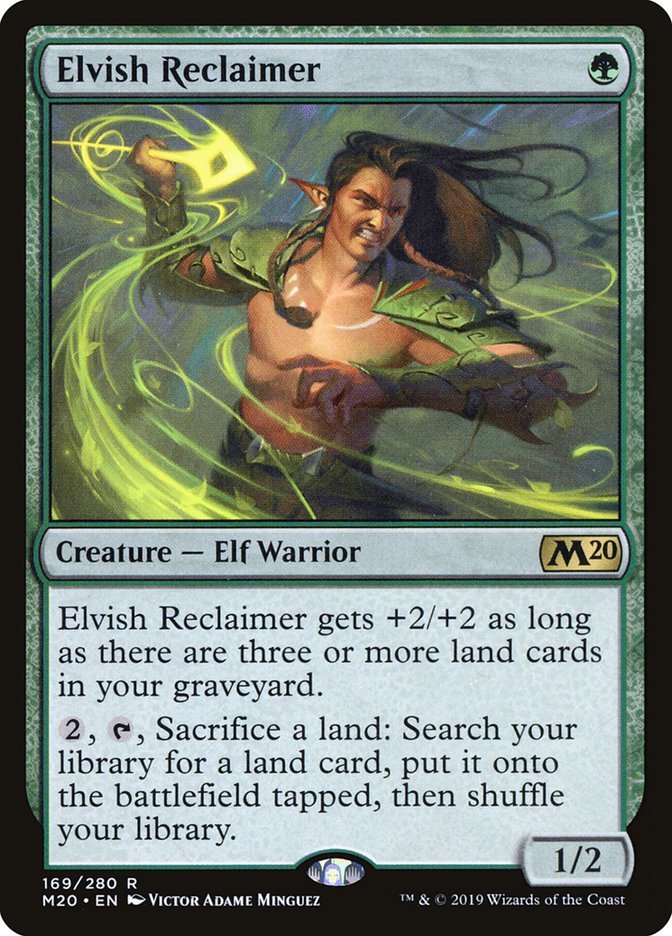 Elvish Reclaimer [Core Set 2020] | Deep Dive Games St. Marys