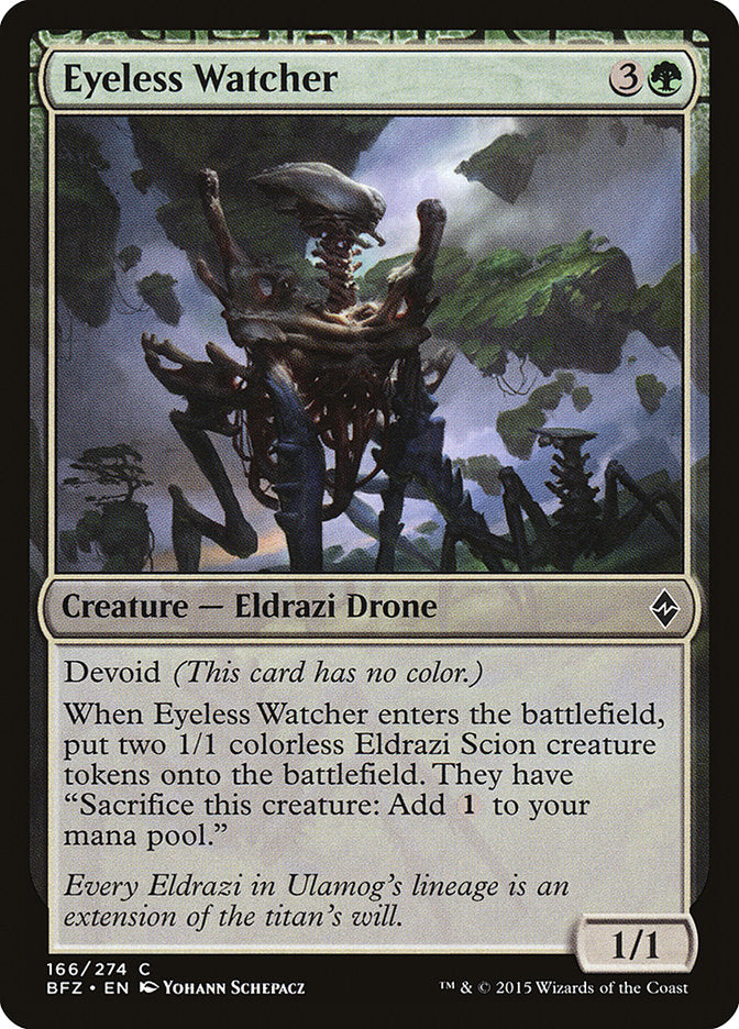 Eyeless Watcher [Battle for Zendikar] | Deep Dive Games St. Marys