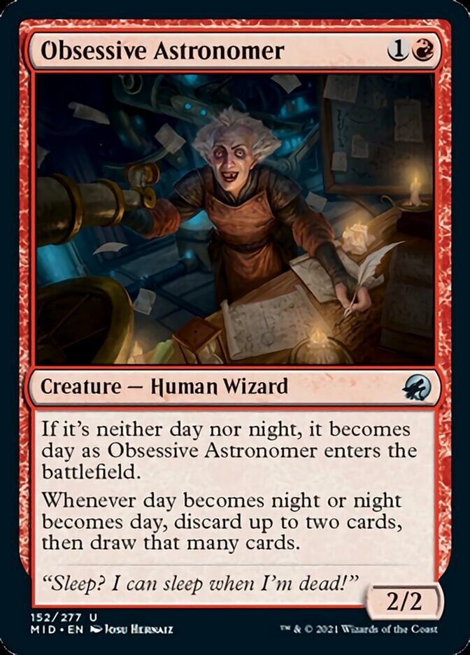 Obsessive Astronomer [Innistrad: Midnight Hunt] | Deep Dive Games St. Marys