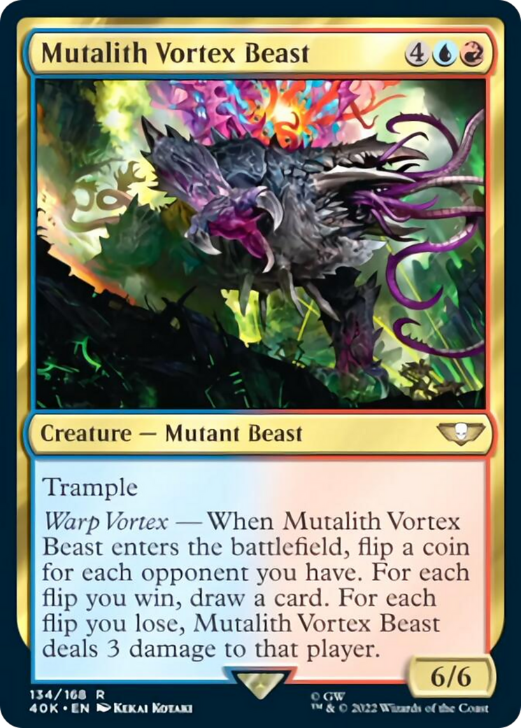 Mutalith Vortex Beast (Surge Foil) [Warhammer 40,000] | Deep Dive Games St. Marys