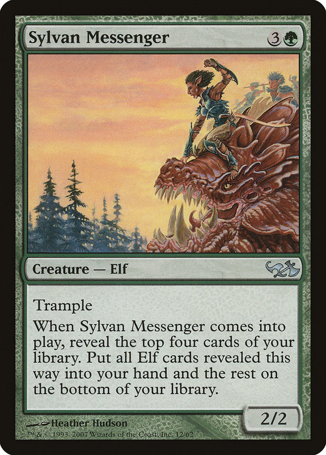 Sylvan Messenger [Duel Decks: Elves vs. Goblins] | Deep Dive Games St. Marys