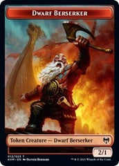 Dwarf Berserker // Tibalt, Cosmic Impostor Emblem Double-Sided Token [Kaldheim Tokens] | Deep Dive Games St. Marys