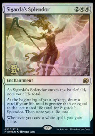 Sigarda's Splendor [Innistrad: Midnight Hunt Prerelease Promos] | Deep Dive Games St. Marys