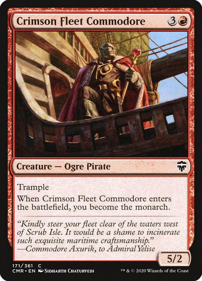 Crimson Fleet Commodore [Commander Legends] | Deep Dive Games St. Marys