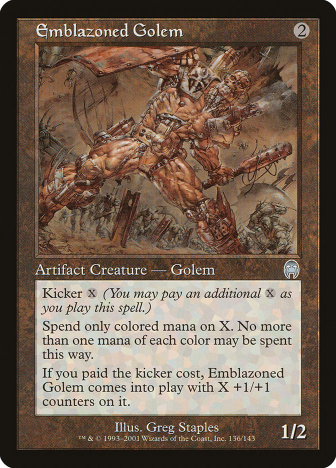 Emblazoned Golem [Apocalypse] | Deep Dive Games St. Marys