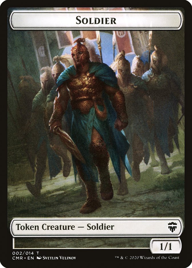 Copy (013) // Soldier Double-Sided Token [Commander Legends Tokens] | Deep Dive Games St. Marys