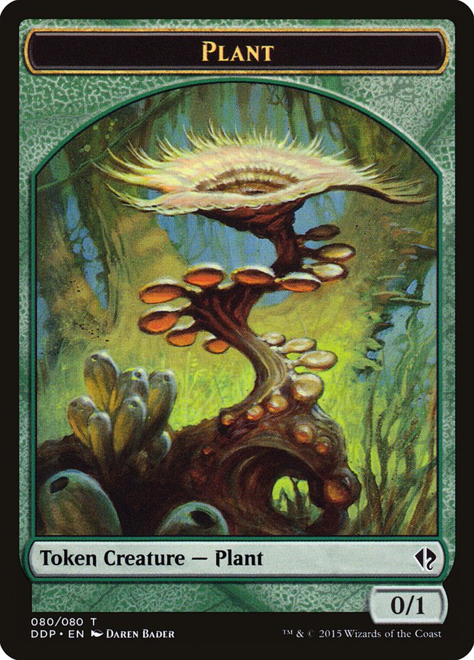 Plant Token [Duel Decks: Zendikar vs. Eldrazi] | Deep Dive Games St. Marys