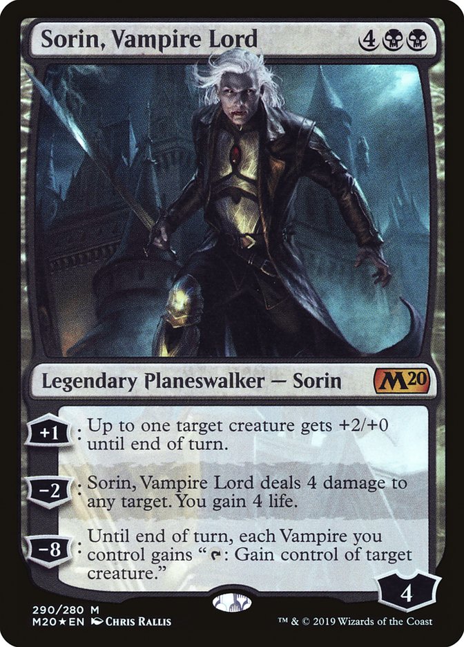 Sorin, Vampire Lord [Core Set 2020] | Deep Dive Games St. Marys