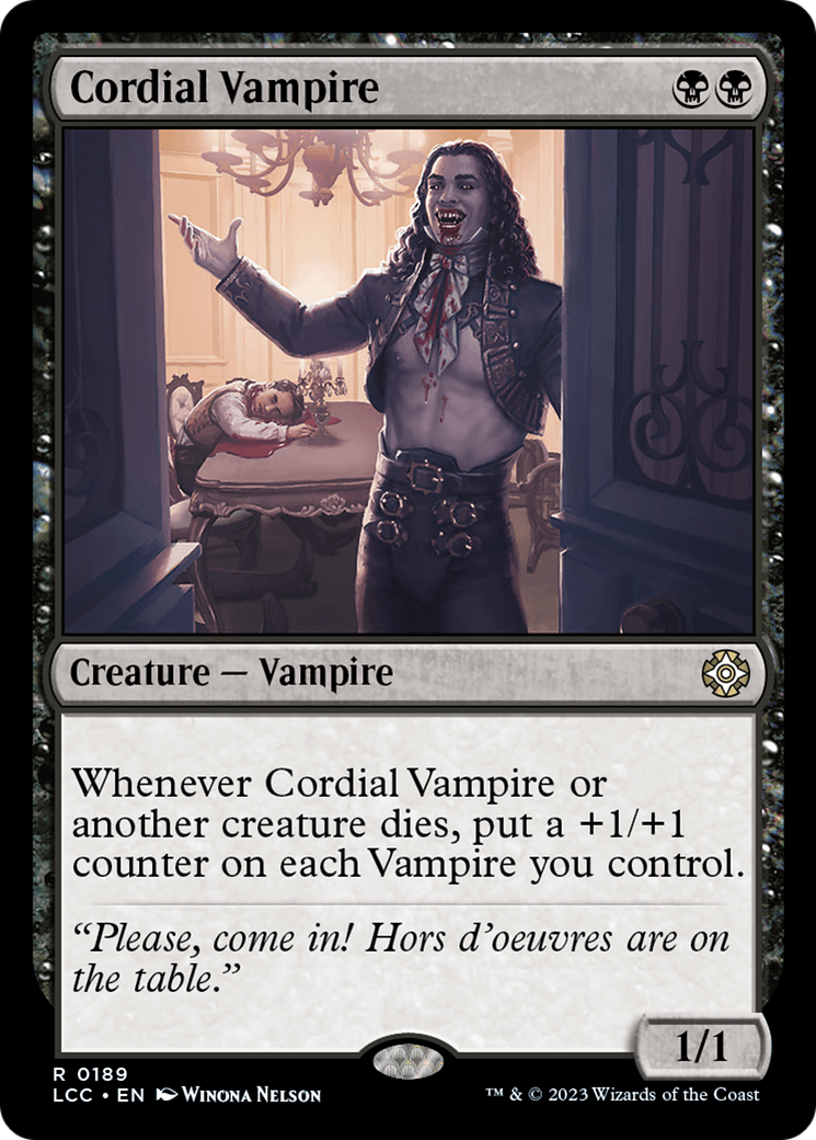 Cordial Vampire [The Lost Caverns of Ixalan Commander] | Deep Dive Games St. Marys