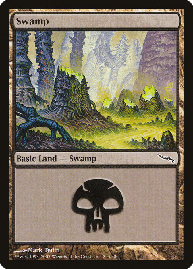 Swamp (295) [Mirrodin] | Deep Dive Games St. Marys