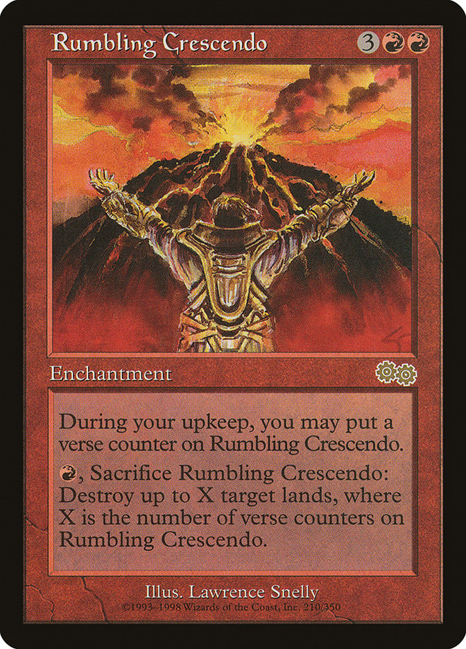 Rumbling Crescendo [Urza's Saga] | Deep Dive Games St. Marys