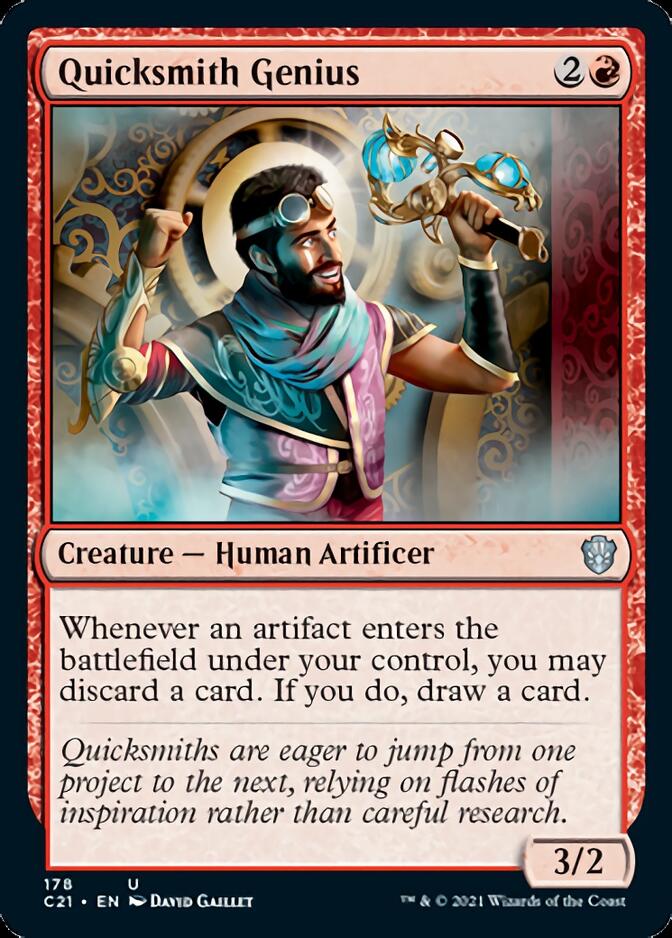 Quicksmith Genius [Commander 2021] | Deep Dive Games St. Marys