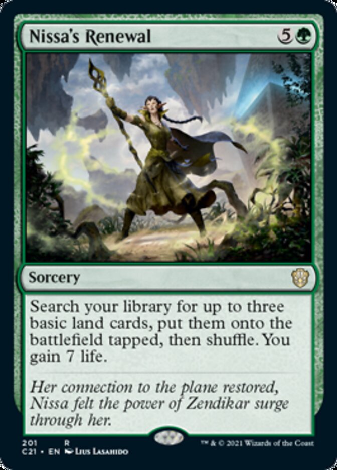 Nissa's Renewal [Commander 2021] | Deep Dive Games St. Marys