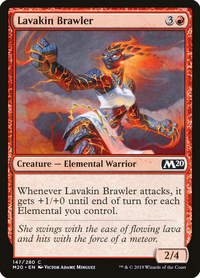 Lavakin Brawler [Core Set 2020] | Deep Dive Games St. Marys